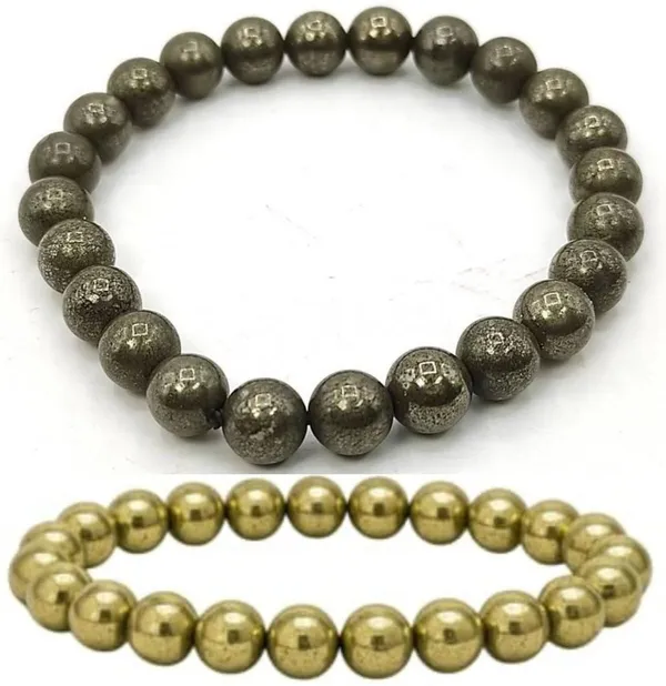 Multiagate_Pyrite,_Stone,_Golden_Pyrite_Bracelet_Set_(Pack_of_2)