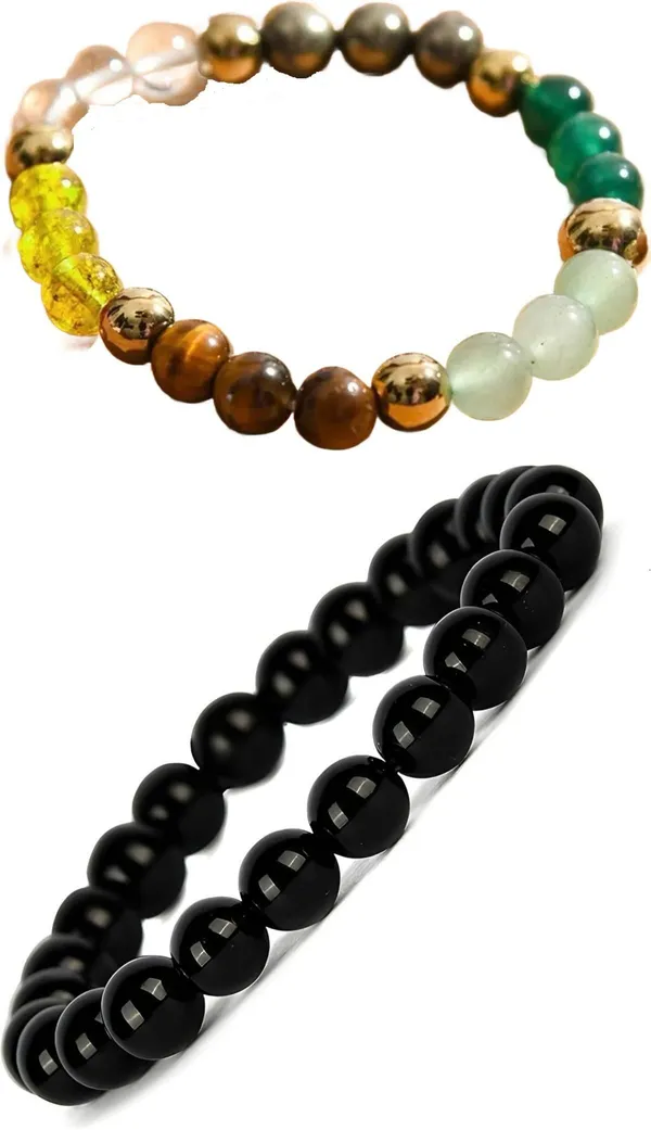 Multiagate_Pyrite,_Stone_Bracelet_Set_(Pack_of_2)