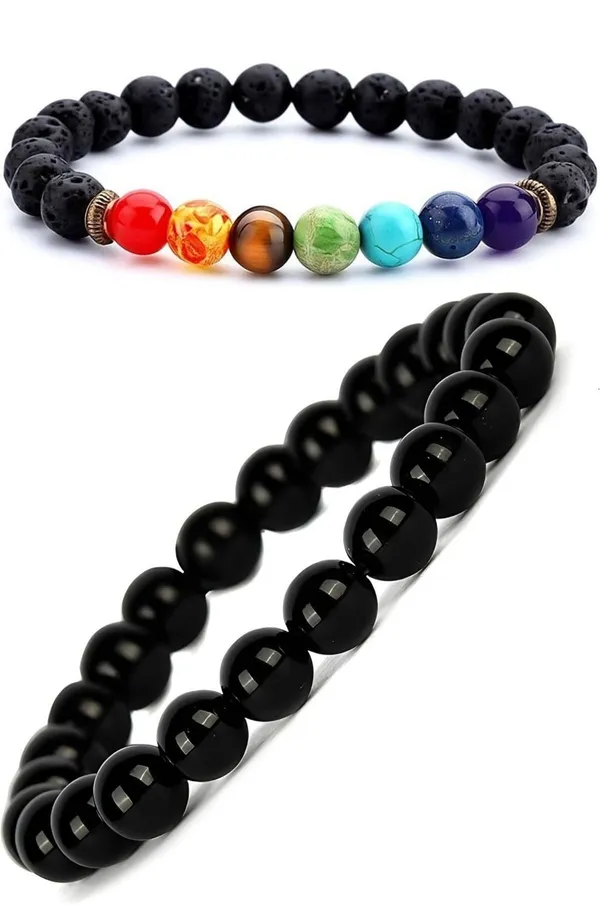 Multiagate_Pyrite,_Stone,_Green_Aventurine,_Amethyst,_Tiger's_Eye,_Citrine,_Turquoise,_7_Chakra,_Green_Jade_Bracelet_Set_(Pack_of_2)