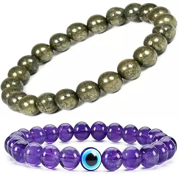 Multiagate_Pyrite,_Crystal_Bracelet_Set_(Pack_of_2)