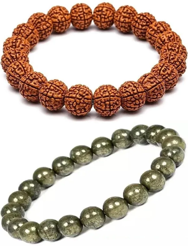 Multiagate_Pyrite,_Stone_Bracelet_Set_(Pack_of_2)