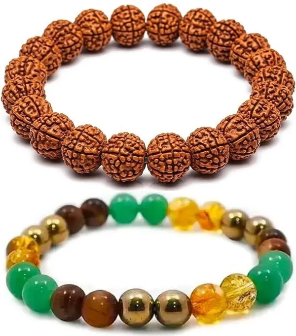 Multiagate_Pyrite,_Stone,_Green_Aventurine,_Tiger's_Eye,_Citrine_Bracelet_Set_(Pack_of_2)