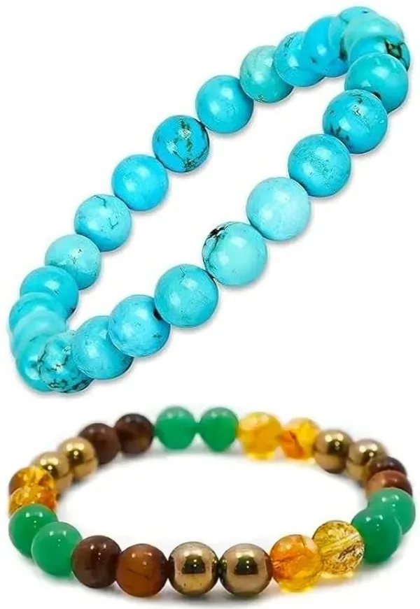 Multiagate_Pyrite,_Green_Aventurine,_Crystal,_Tiger's_Eye,_Citrine_Bracelet_Set_(Pack_of_2)