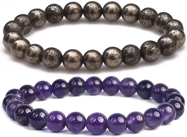 Multiagate_Amethyst,_Crystal_Bracelet_Set_(Pack_of_2)