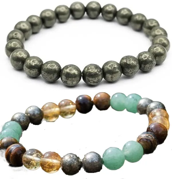 Multiagate_Pyrite,_Crystal_Bracelet_Set_(Pack_of_2)