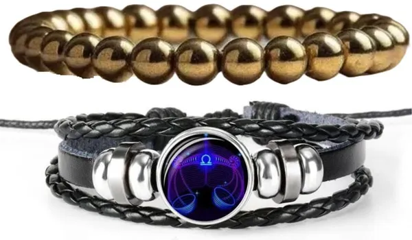 Multiagate_Crystal,_Golden_Pyrite,_Leather_Bracelet_Set_(Pack_of_2)