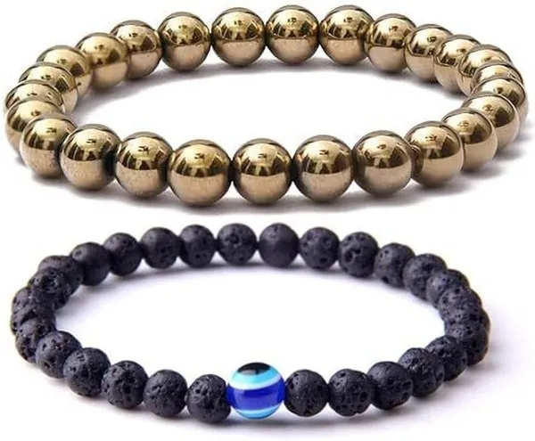 Multiagate_Stone,_Golden_Pyrite,_Crystal,_Lava,_Black_Obsidian_Bracelet_Set_(Pack_of_2)