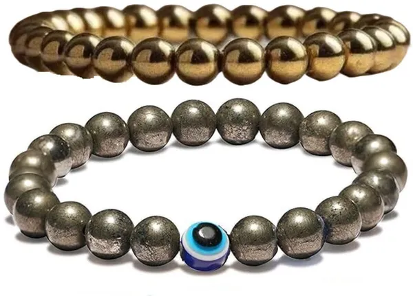 Multiagate_Pyrite,_Stone,_Crystal,_Golden_Pyrite,_Evil_Eye_Bracelet_Set_(Pack_of_2)
