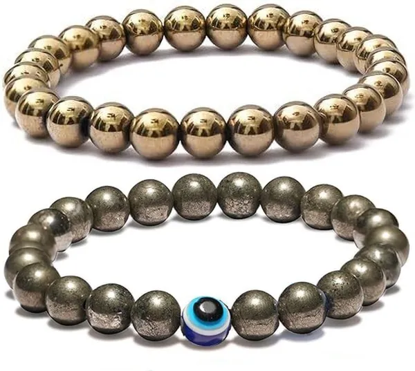 Multiagate_Pyrite,_Stone,_Golden_Pyrite,_Crystal,_Evil_Eye_Bracelet_Set_(Pack_of_2)