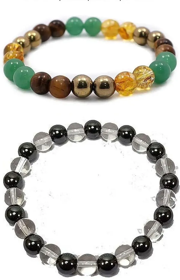Multiagate_Pyrite,_Green_Aventurine,_Golden_Pyrite,_Crystal,_Tiger's_Eye,_Citrine_Bracelet_Set_(Pack_of_2)