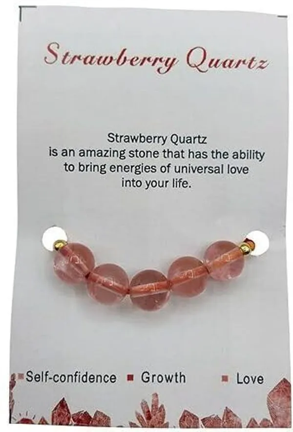 Designer_Strawberry_Quartz_5_Beads_Crystal_Stone_Rakhi|_Rakhi_For_sef_confidence_Pearl_Rakhi_by_Multiagate_(Real_Gemstone,_Charm_Bracelet,_Crystal_Stone)