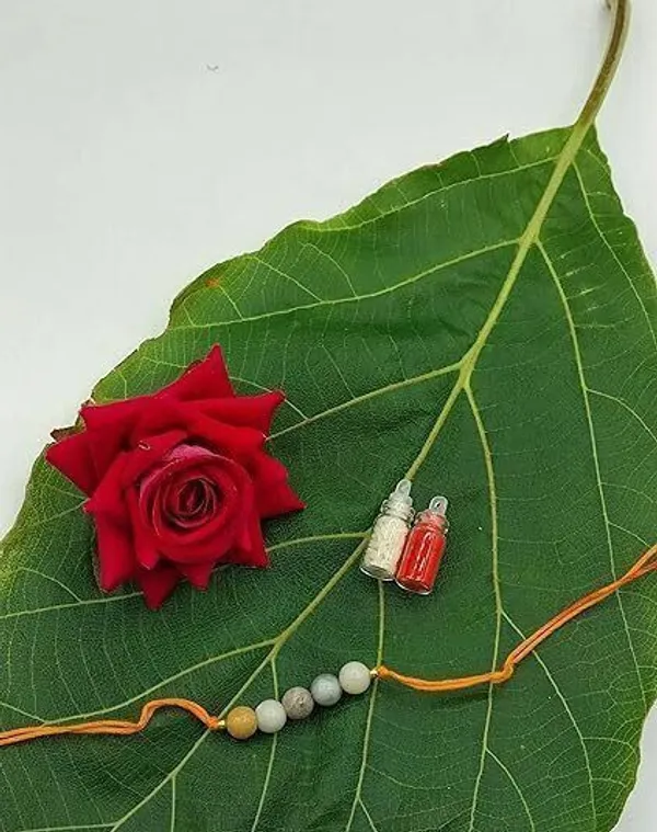 Designer_Amazonite_5_Beads_Crystal_Stone_Rakhi|_Real_Gemstone_Rakhi_For_Brother_Pearl_Rakhi_by_Multiagate_(Real_Gemstone,_Charm_Bracelet,_Crystal_Stone)