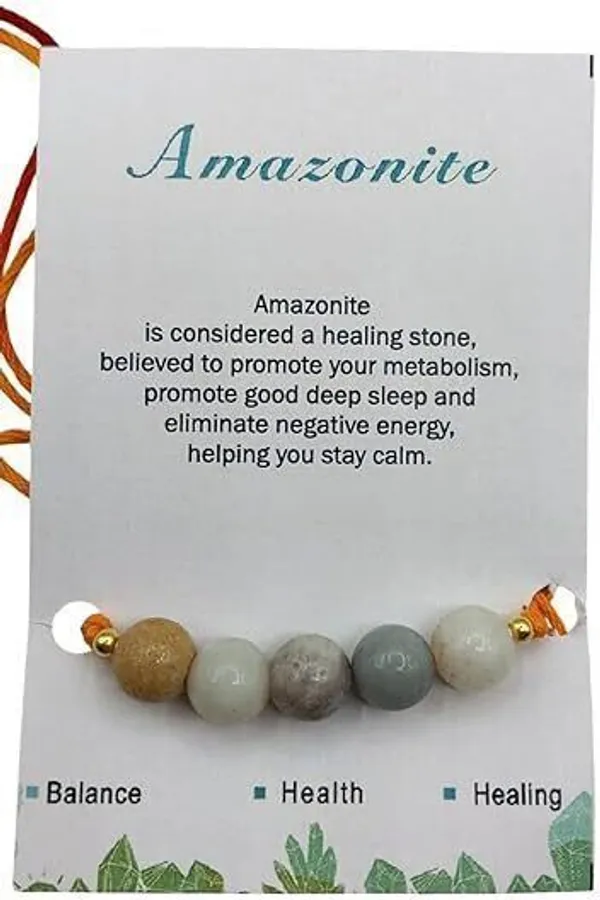 Designer_Amazonite_5_Beads_Crystal_Stone_Rakhi|_Real_Gemstone_Rakhi_For_Brother_Pearl_Rakhi_by_Multiagate_(Real_Gemstone,_Charm_Bracelet,_Crystal_Stone)
