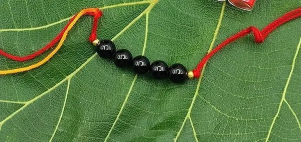 Designer_Turquoise_5_Beads_Crystal_Stone_Rakhi|_Real_Gemstone_Rakhi_For_Brother_Pearl_Rakhi_by_Multiagate_(Real_Gemstone,_Charm_Bracelet,_Crystal_Stone)