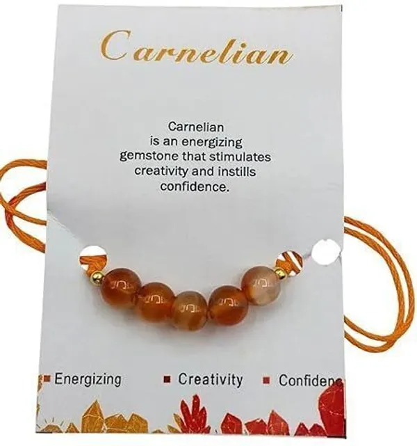 Designer_Carnelian_5_Beads_Crystal_Stone_Rakhi|_Real_Gemstone_Rakhi_For_Brother_Pearl_Rakhi_by_Multiagate_(Real_Gemstone,_Charm_Bracelet,_Crystal_Stone)