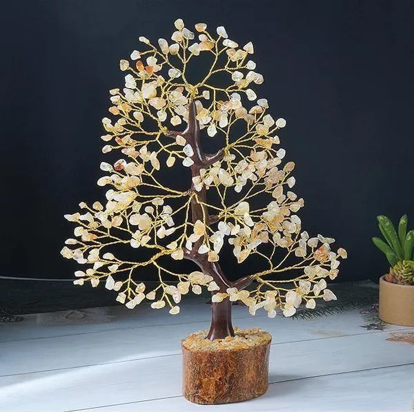 Multiagate_Decorative_Showpiece__-__25_cm_(Stone,_Yellow)