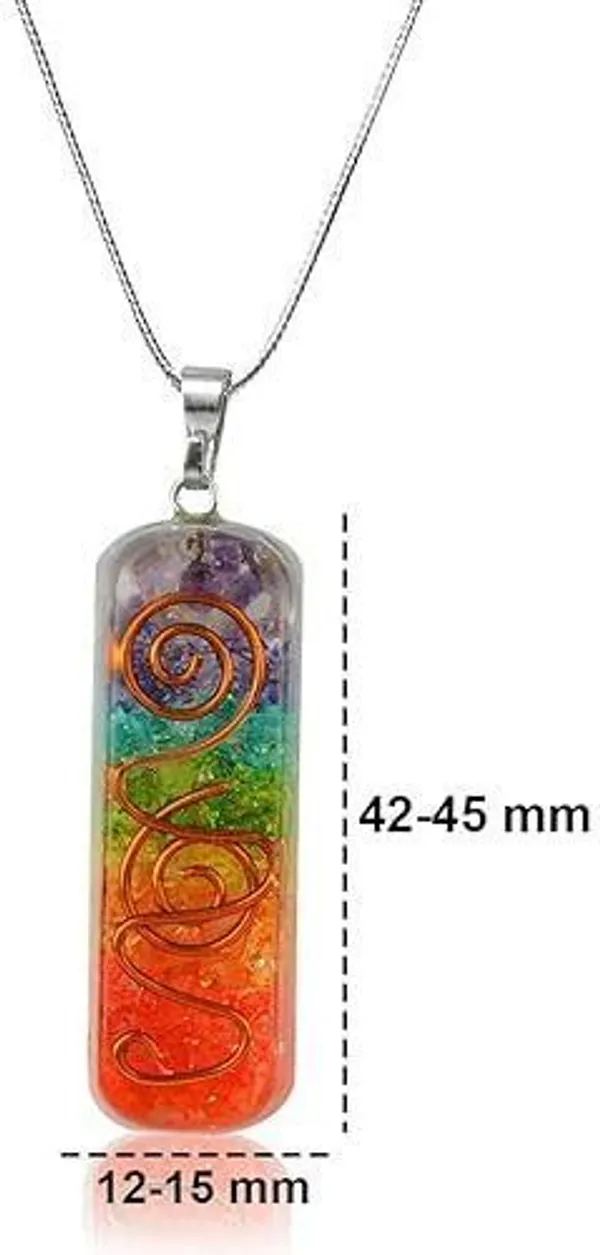 Multiagate_7_Chakra_Tree_300_Beads_with_7_Chakra_Orgone_Pendant_Decorative_Showpiece__-__25_cm_(Stone,_Multicolor)