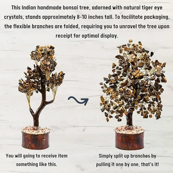 Multiagate_Tiger_Eye_Crystal_Tree_for_Good_Luck_-_Healing_Crystals_Money_Tree_Decorative_Showpiece__-__25_cm_(Stone,_Brown)