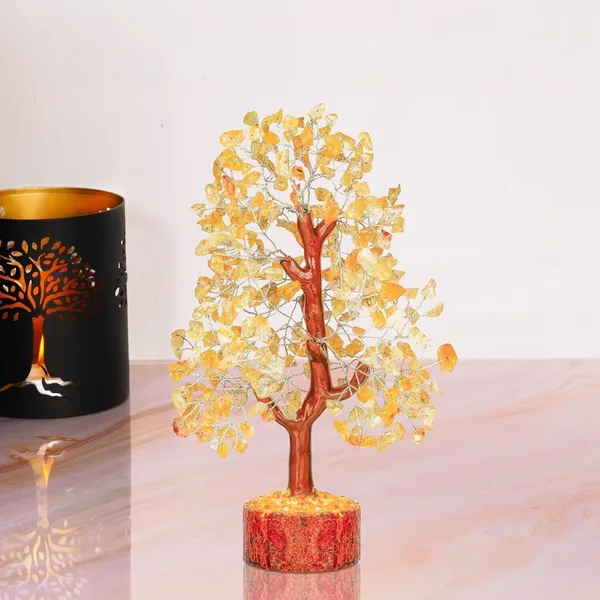 Multiagate_Citrine_Gemstone_Tree_-_Crystal_Tree_of_Life,_Spiritual_Crystal_Tree_Decorative_Showpiece__-__25_cm_(Stone,_Yellow)