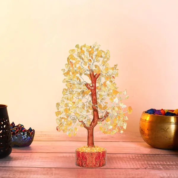 Multiagate_Citrine_Gemstone_Tree_-_Crystal_Tree_of_Life,_Spiritual_Crystal_Tree_Decorative_Showpiece__-__25_cm_(Stone,_Yellow)