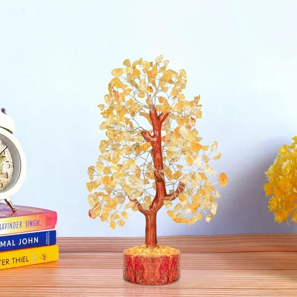 Multiagate_Citrine_Gemstone_Tree_-_Crystal_Tree_of_Life,_Spiritual_Crystal_Tree_Decorative_Showpiece__-__25_cm_(Stone,_Yellow)