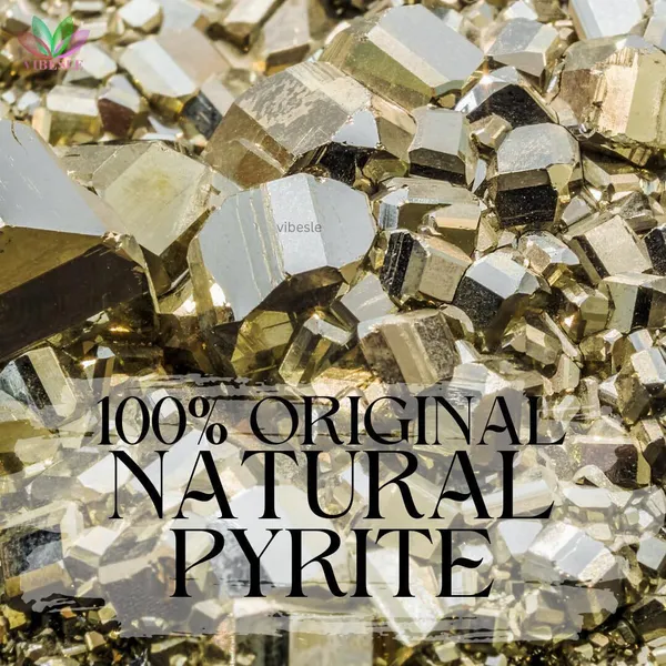 Multiagate_Certified_Pyrite_Stone_Raw_Cluster_Original_from_Peru_Natural_Decorative_Showpiece__-__10_cm_(Crystal,_Gold)