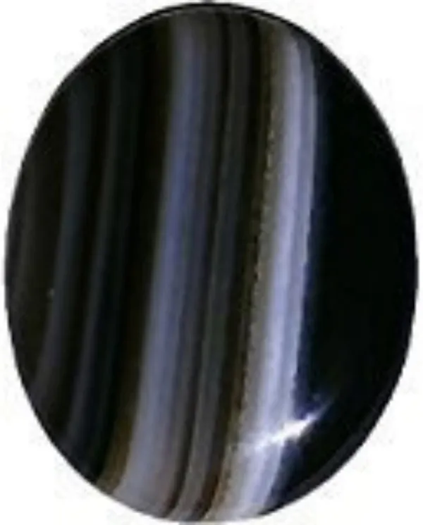 Multiagate_13.25_Ratti_12.25_Carat_Sulemani_Hakik_Stone_Certified_Natural_Black_Decorative_Showpiece__-__4_cm_(Stone,_Black)