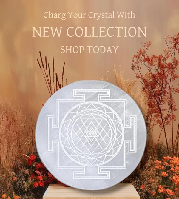 Multiagate_Selenite_Charging_Carving_Shree_Yantra_Selenite_Plate,_Vastu_Decorative_Showpiece__-__4_cm_(Stone,_White)
