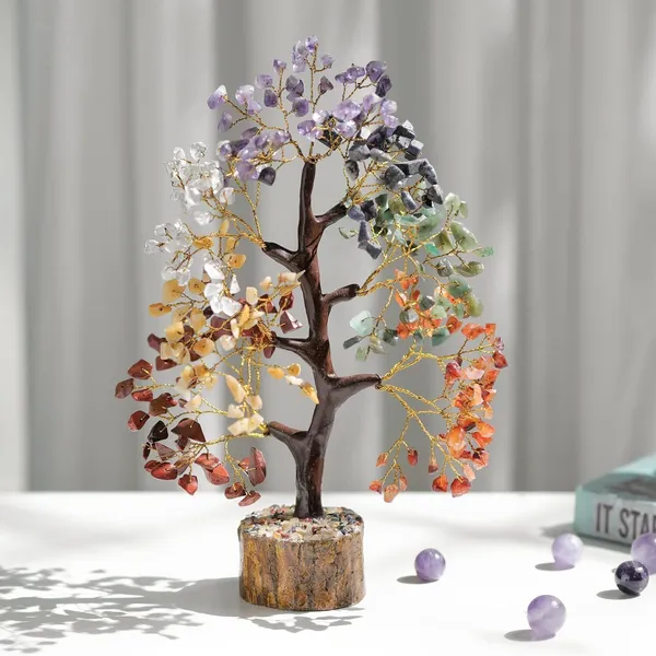 Multiagate_Decorative_Showpiece__-__28_cm_(Crystal,_Multicolor)
