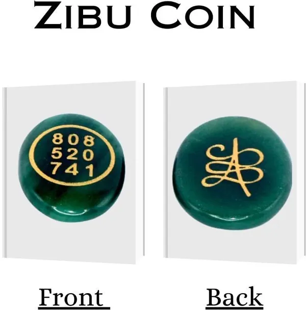 Multiagate_Green_Jade_&_Pyrite_Zibu_Symbols_Crystal_for_Money_Zibu_Coin_Decorative_Showpiece__-__6_cm_(Stone,_Green,_Gold)