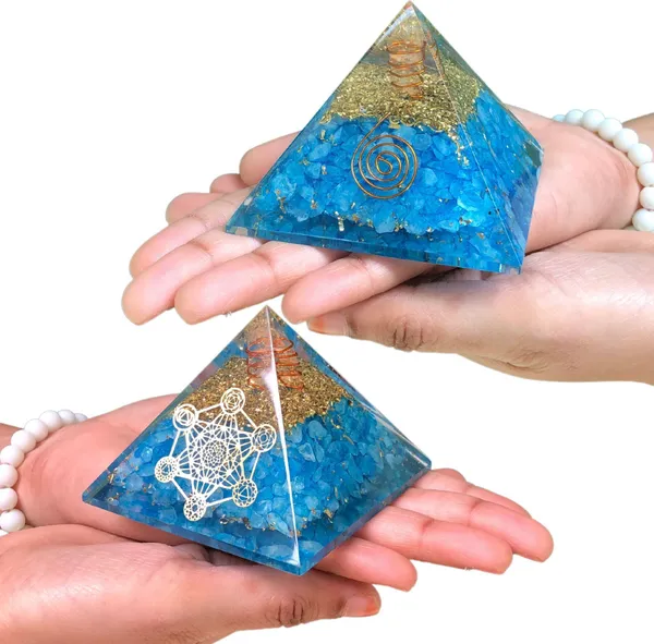 Multiagate_Decorative_Showpiece__-__7_cm_(Crystal,_Resin,_Stone,_Blue)