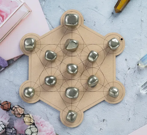 Multiagate_Pyrite_Tumbled_Stones_for_Healing_Crystals_and_Gemstones(100-120_Grams_Approx)_Decorative_Showpiece__-__10_cm_(Crystal,_Gold)