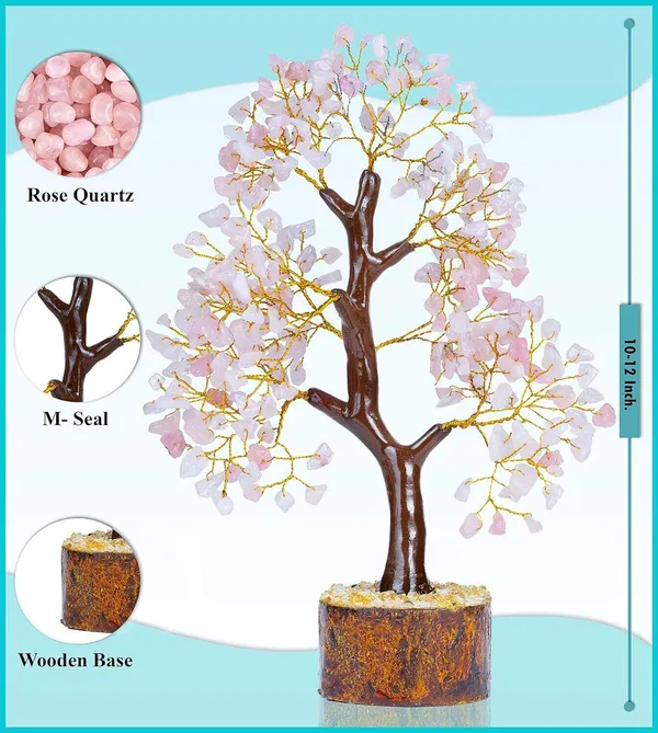 Multiagate_Rose_Quartz_Crystal_Tree_-_Good_Luck_Showpiece_-_Home_Decor_Items_Decorative_Showpiece__-__25_cm_(Stone,_Multicolor)