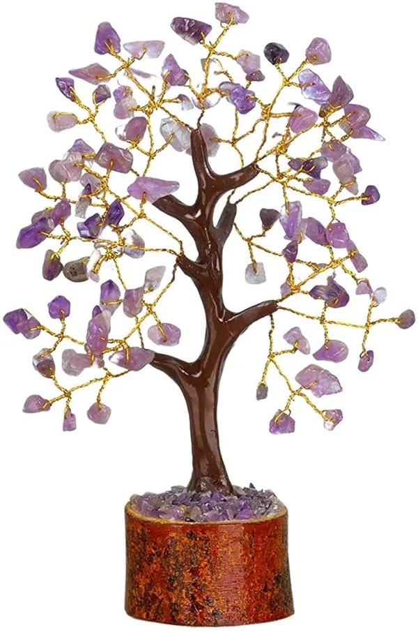 Multiagate_Decorative_Showpiece__-__23_cm_(Stone,_Wood,_Purple)