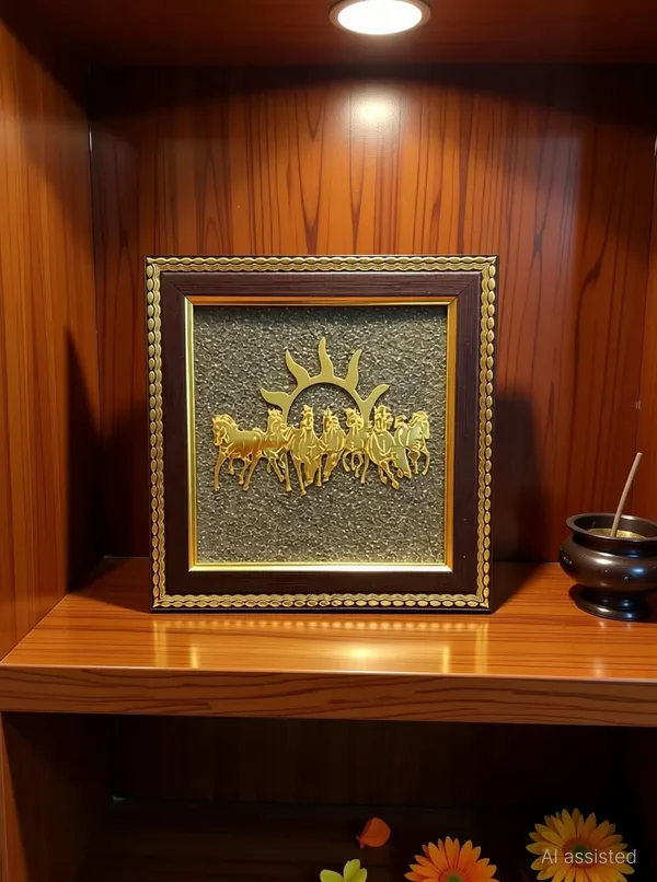 _7_Horses_on_Raw_Pyrite_Frame_-_Vastu_Items_for_Money_Attraction_Decorative_Showpiece__-__17_cm_(Stone,_Gold)