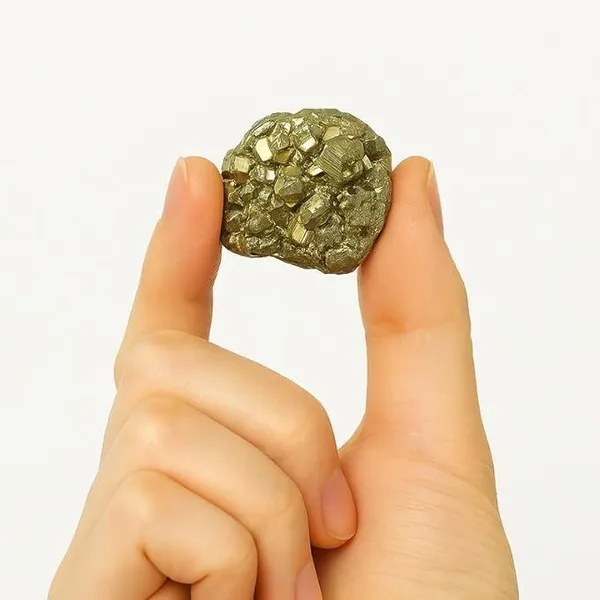 Multiagate_Selenite_Charging_Plate_with_Original_Pyrite_Stone_|_Lab_Certified_Natural_Decorative_Showpiece__-__4_cm_(Stone,_Multicolor)