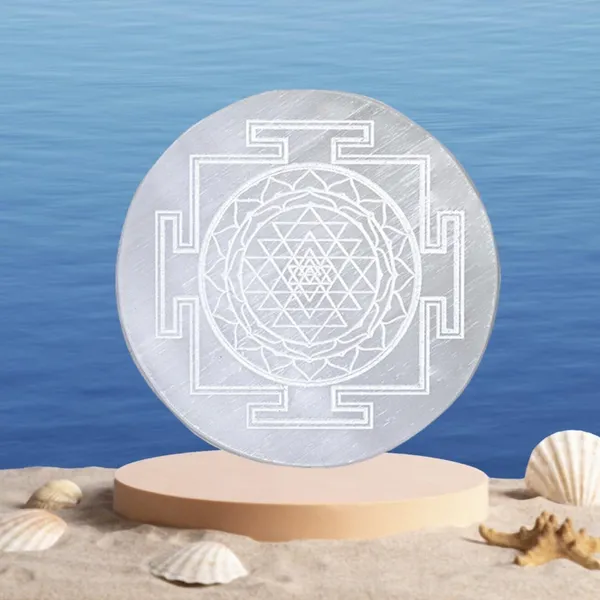 Multiagate_Selenite_Charging_Carving_Shree_Yantra_Selenite_Plate,_Vastu,_Meditation_Decorative_Showpiece__-__10_cm_(Stone,_White)