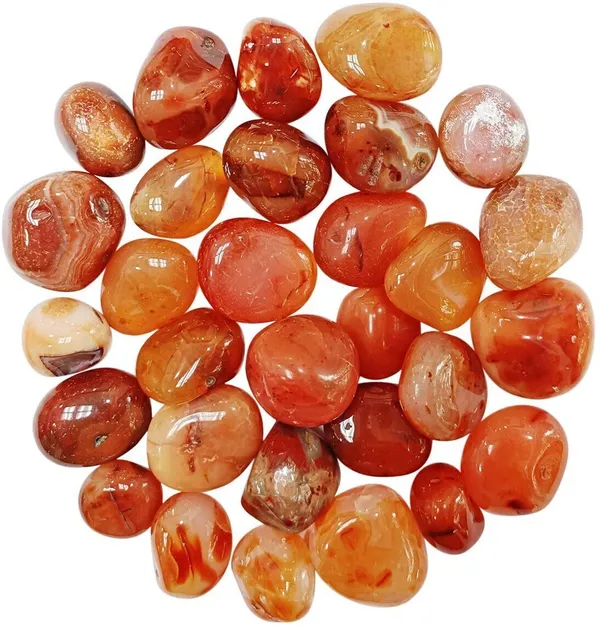 Multiagate_Decorative_Showpiece__-__8_cm_(Stone,_Red,_Orange)