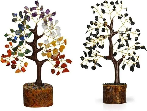 Multiagate_Black_Tourmaline_Tree_Chakra_Tree_-_Crystal_Tree_-_Chakra_Tree_Of_Life_Decorative_Showpiece__-__22_cm_(Stone,_Multicolor)