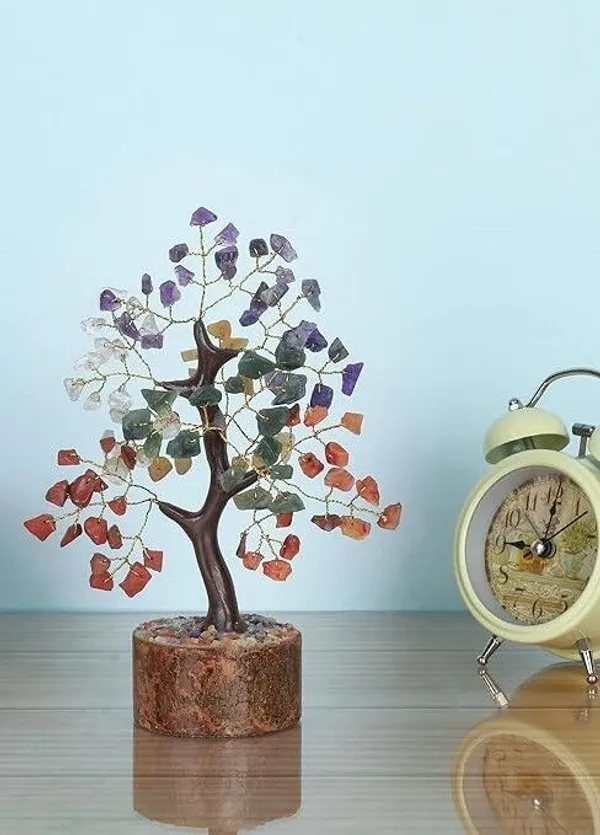 Multiagate_Black_Tourmaline_Tree_Chakra_Tree_-_Crystal_Tree_-_Chakra_Tree_Of_Life_Decorative_Showpiece__-__22_cm_(Stone,_Multicolor)