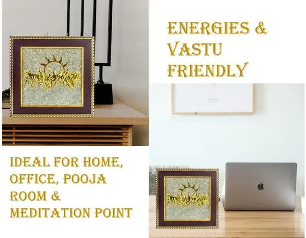Multiagate_7_Horses_on_Raw_Pyrite_Frame_|_Vastu_Running_Horses_Decorative_Showpiece__-__17_cm_(Stone,_Gold)