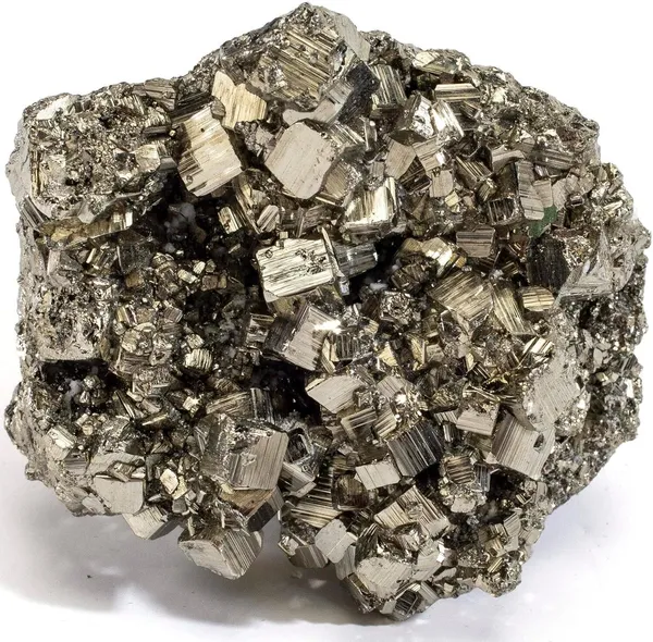 Multiagate_Pyrite_Original_Cluster_-_30_to_40_Grams_Energy_Willpower_and_Manifestation_Decorative_Showpiece__-__4_cm_(Crystal,_Silver)