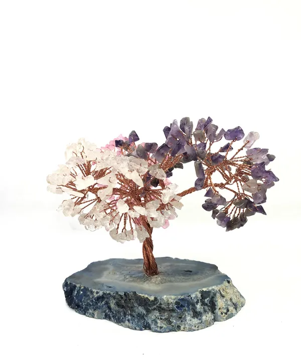 Multiagate_Decorative_Showpiece__-__15_cm_(Stone,_Copper,_Crystal,_Multicolor)