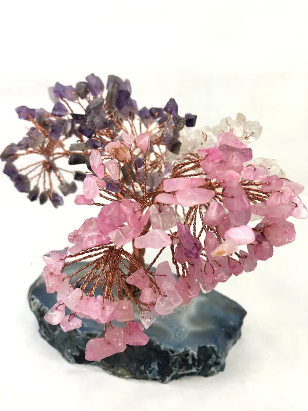 Multiagate_Decorative_Showpiece__-__15_cm_(Stone,_Copper,_Crystal,_Multicolor)