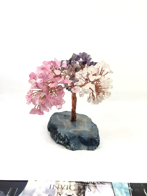 Multiagate_Decorative_Showpiece__-__15_cm_(Stone,_Copper,_Crystal,_Multicolor)