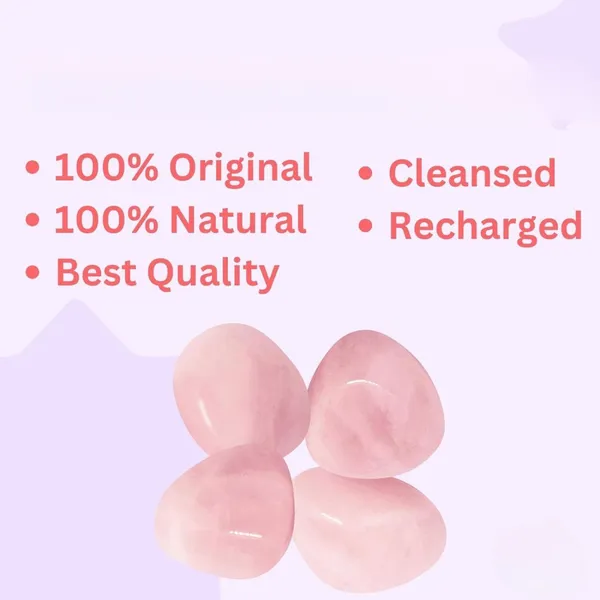 Multiagate_Original_Rose_Quartz_Stone_Tumble-Natural_Pink_Crystal_Stones_Tumble_Decorative_Showpiece__-__4_cm_(Stone,_Pink)