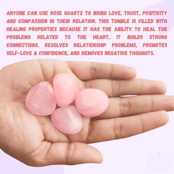 Multiagate_Original_Rose_Quartz_Stone_Tumble-Natural_Pink_Crystal_Stones_Tumble_Decorative_Showpiece__-__4_cm_(Stone,_Pink)