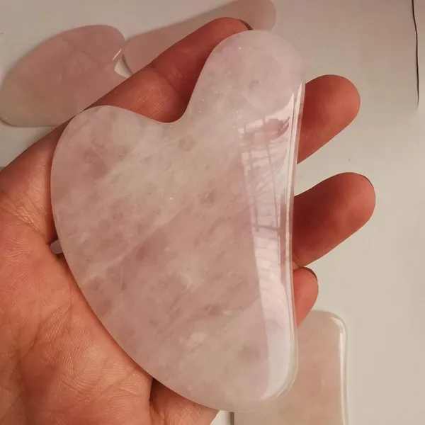 Multiagate_Rose_Quartz_Gua_Sha_Stone_Healing_Tool_for_Meditation,_Yoga,_Reflexology_Decorative_Showpiece__-__10_cm_(Stone,_Pink)
