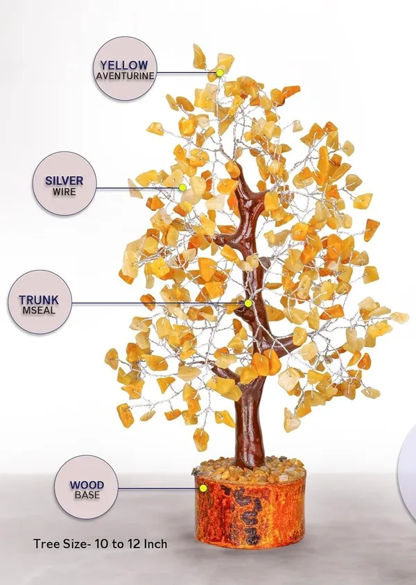Multiagate_Yellow_Aventurine_Tree_-_Aventurine_Crystals,_Gemstone_Tree,_Chakra_Tree_Decorative_Showpiece__-__25_cm_(Stone,_Yellow)