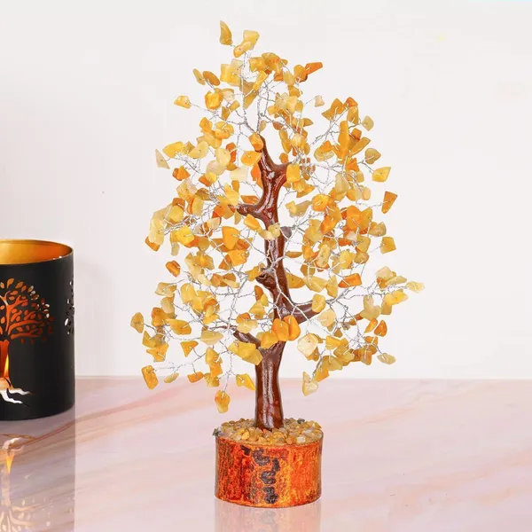 Multiagate_Yellow_Aventurine_Tree_-_Aventurine_Crystals,_Gemstone_Tree,_Chakra_Tree_Decorative_Showpiece__-__25_cm_(Stone,_Yellow)